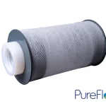 PureFlow LongLife-patroonfilter whirlpoolfilter kort (198 mm) inclusief actiefkoolfilteradapter : grove binnendraad 49-50 mm. Vervangt  PWW50L, Darlly SC757,