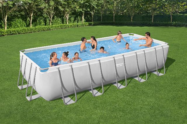 Bestway zwembad steel pro max set rechthoek 640x274x132 CM - Afbeelding 3