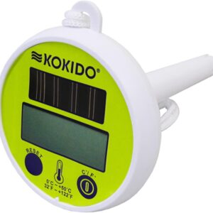 Kokido drijvende digitale thermometer op zonne-energie