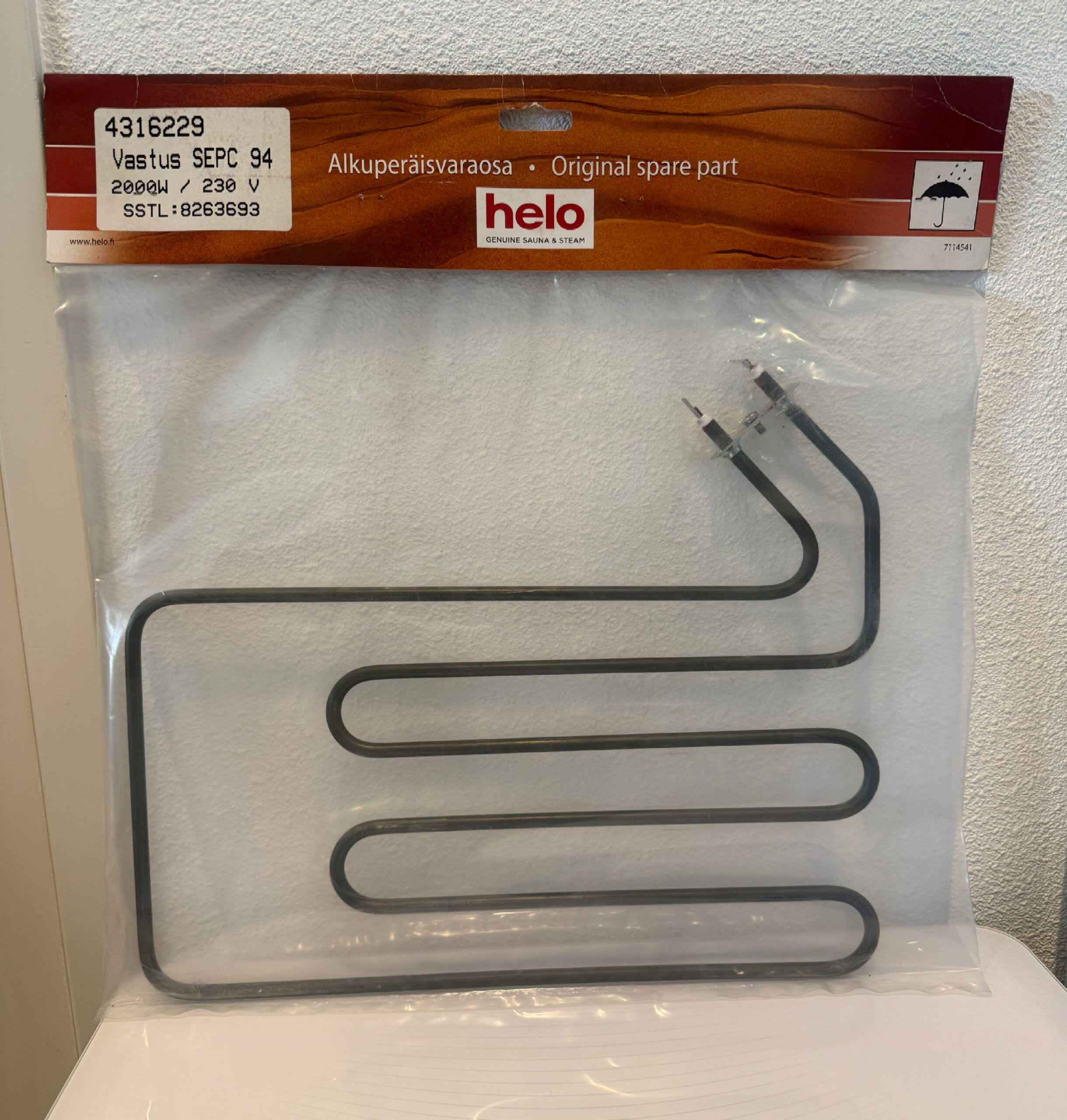 Helo element van sauna SEPC94 (2000W/230V)