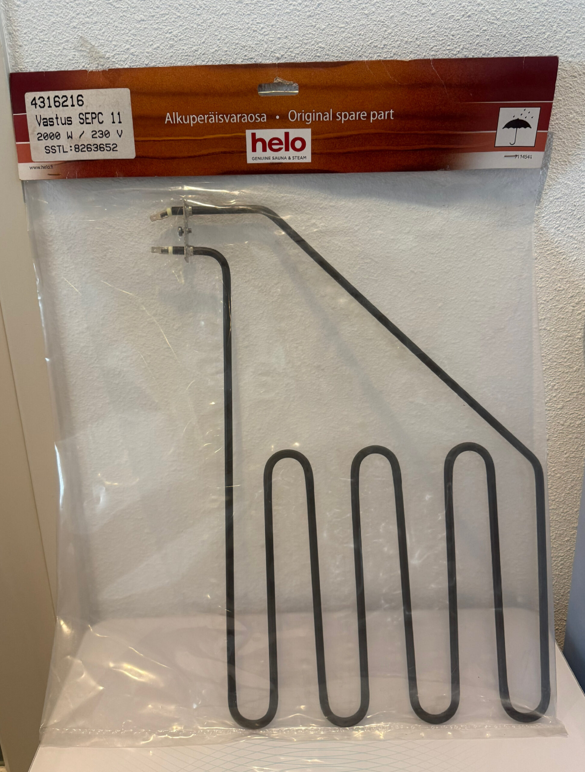 Helo element van sauna SEPC11 (2000W/230V)