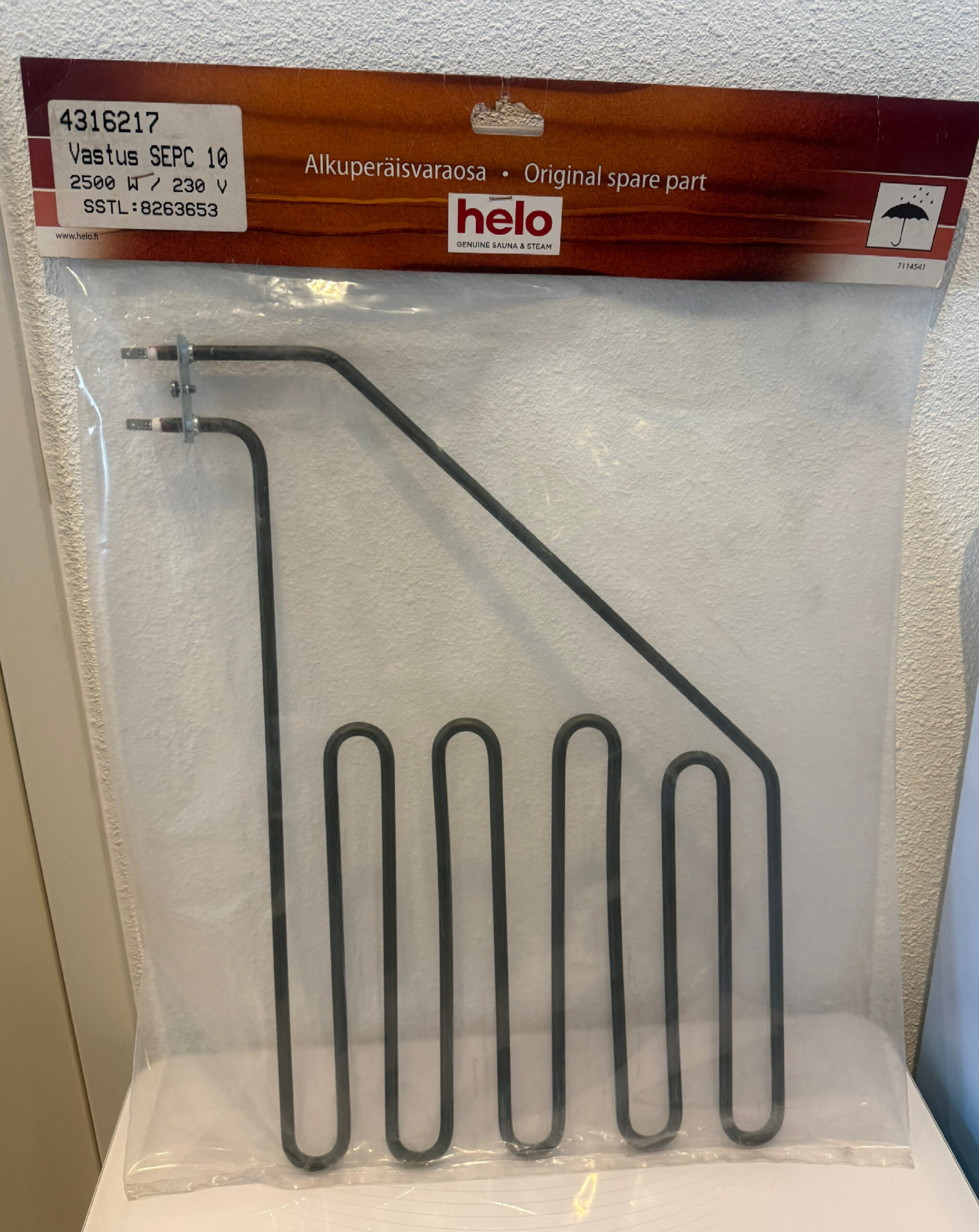 Helo element Vastus SEPC10 2500W/230V