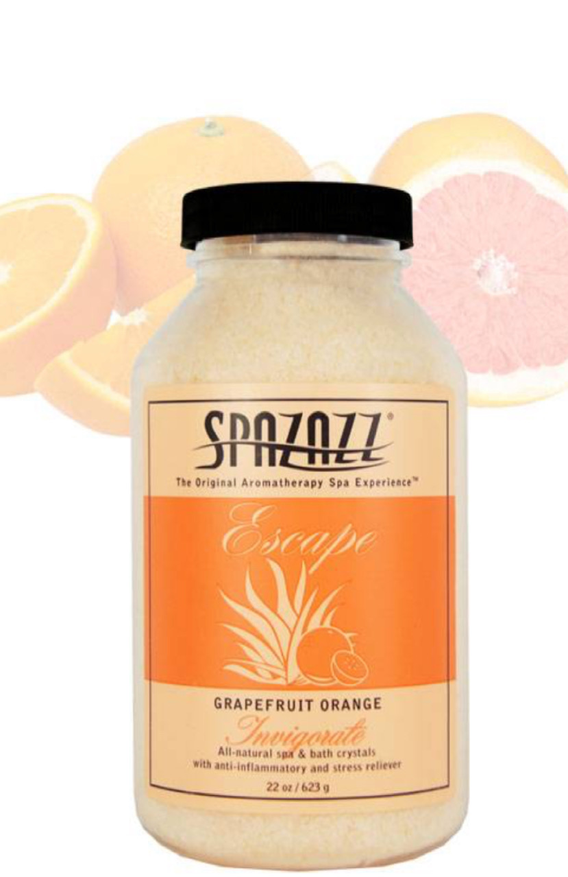 SPAZAZZ CRYSTALS GRAPEFRUIT ORANGE 22OZ/623g