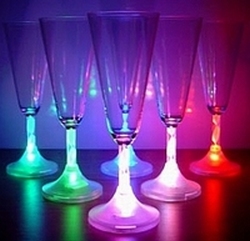 LED CHAMPAGNE GLAS