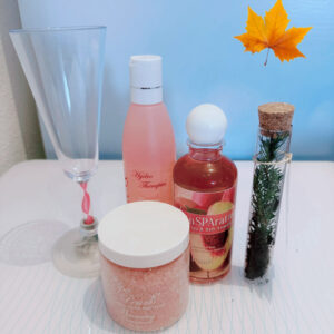 Wellness Pakketje #1 Gratis Kerstboom in glazen tube en Life Spa LED-wijnglazen
