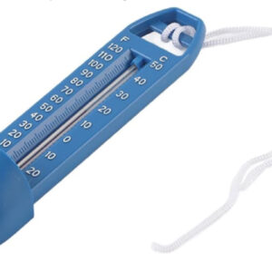 Zwembadthermometer-Blauw met Touw Olympic 6 inch